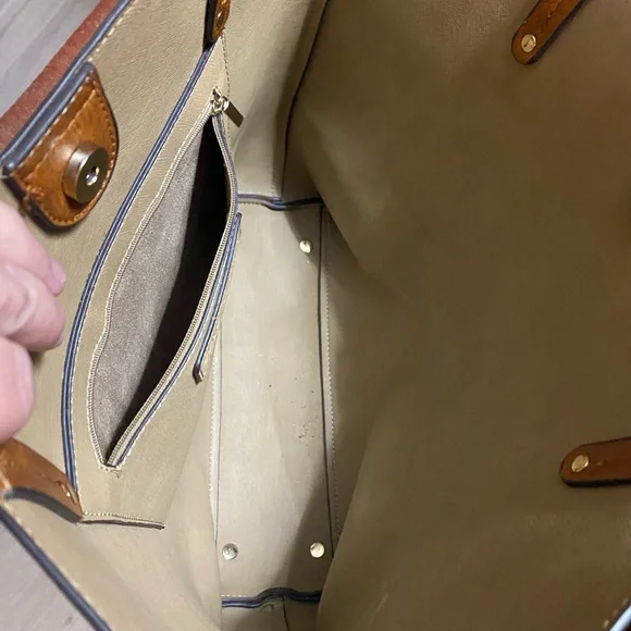 Sole Society Brown Faux Leather Tote Bag - Picture 4 of 10